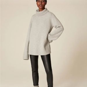 ME+EM Off-Duty Sweater w/ Removable Snood